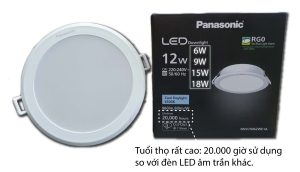 Giá đèn Led âm Trần Panasonic 12w