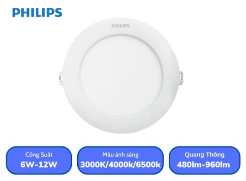 Đèn Led Âm Trần Siêu Mỏng Philips Đủ Công Suất Và đủ Ánh Sáng
