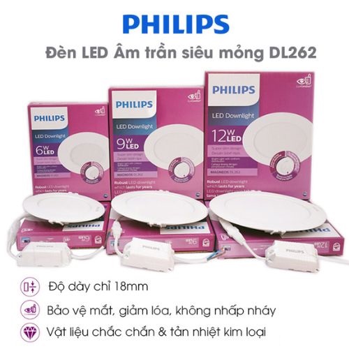 Đèn Led Âm Trần Siêu Mỏng
