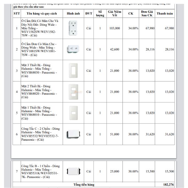 Dòng Công tắc ổ cắm Halumie màu trắng