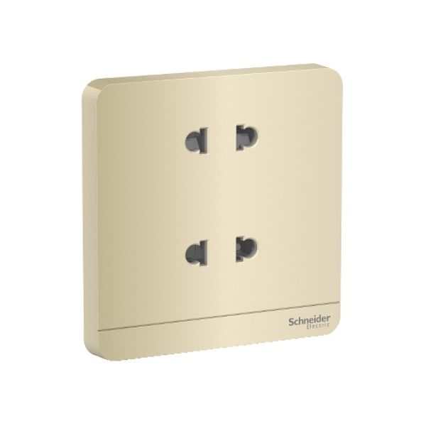 Bộ Ổ Cắm Đôi 2 Chấu Dòng AvatarOn E83426U2 WG