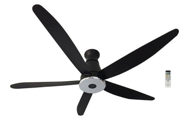 Quạt Trần 5 Cánh Panasonic F 60XDN Màu Đen 9 Cấp Độ Gió