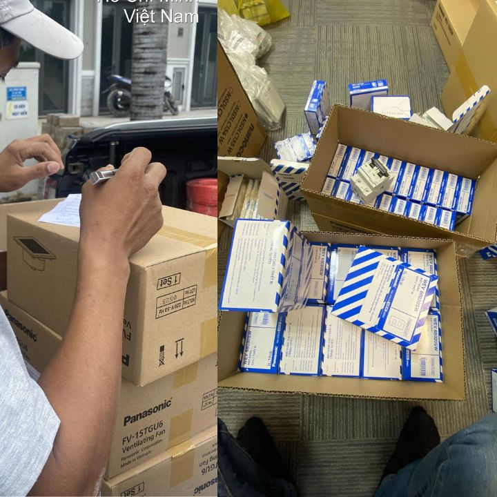 Thiết Bị Điện Panasonic Dòng Wide Màu Trắng Công Trình Chị Hương BC