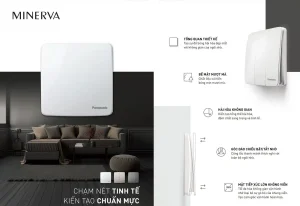 Công tắc vuông panasonic
