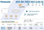 Thông Số Kỹ Thuật Của đèn LED âm Trần Panasonic 9W Neo Slim 2G