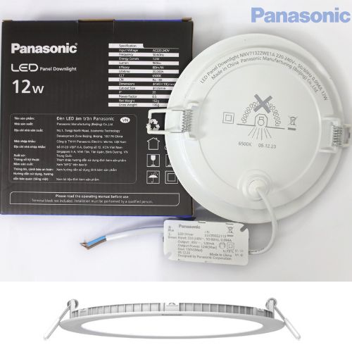 Đế Đèn LED Âm Trần Panasonic EZ P 12W Siêu Mỏng