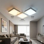 Đèn Ốp Trần Vuông Tràn Viền 3000k 4000k 6500k