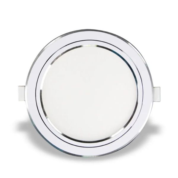 Đèn Led Âm Trần Nanoco 12W NSD12S135 Viền Bạc Siêu Mỏng HERA SERIES