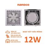 Quạt Hút Mùi Nanoco Siêu Mỏng NMV1523