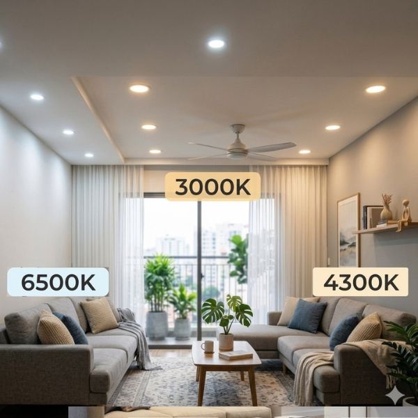 Đèn Downlight Philips 12W 3 Màu D125 Eridani DL190B