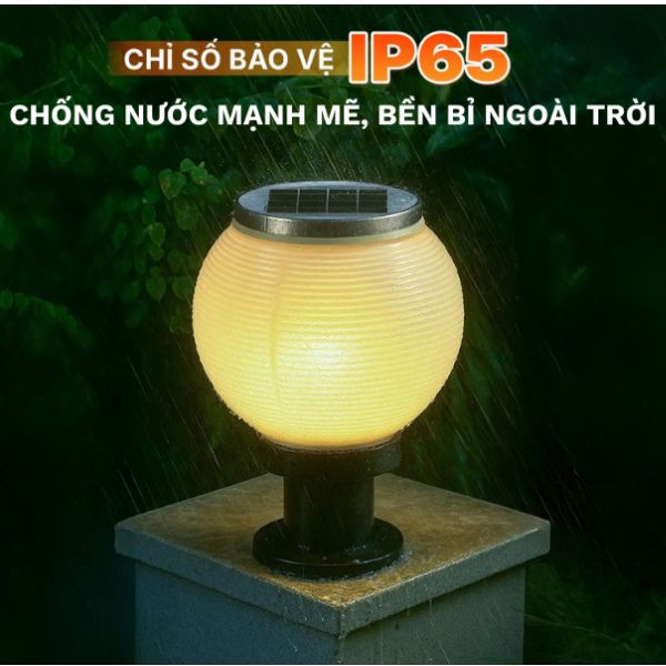 Đèn Năng Lượng Mặt Trời Sân Vườn Chống Nước NTZ08200