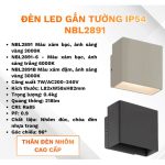 Đèn Treo Tường Trang Trí NBL2891 Nanoco IP54