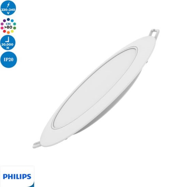 Đèn Philips Âm Trần Eridani Siêu Mỏng 10W D125 DL190B Slim 4000K6500K